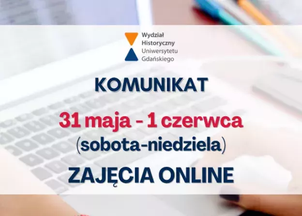 Komunikat - zajęcia online na studiach niestacjonarnych