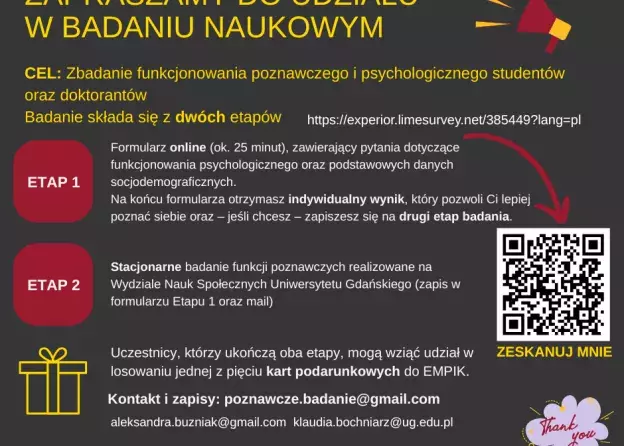Badanie naukowe dotyczące problematycznego uczenia się