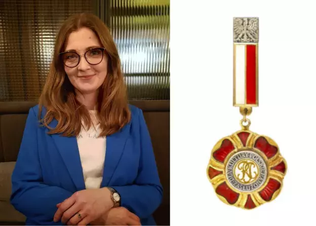 Odznaka honorowa „Zasłużony dla Kultury Polskiej” dla dr Aleksandry Paprot-Wielopolskiej
