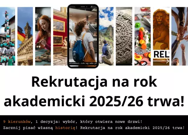 Czas na wybór kierunku studiów! Rekrutacja na UG trwa!