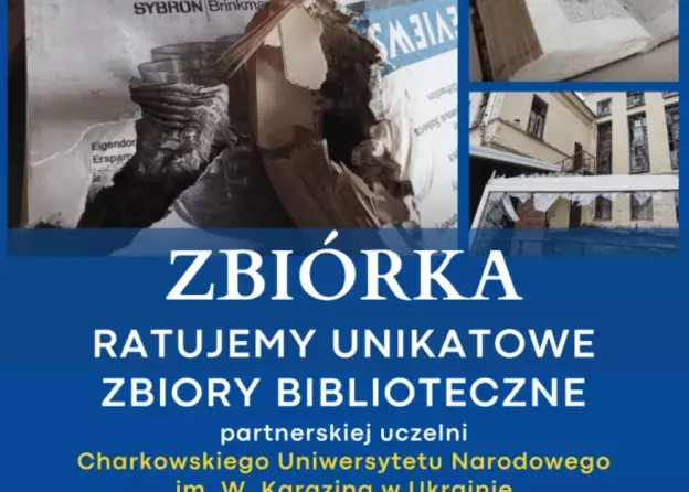 Podziękowania z Centralnej Biblioteki Naukowej Charkowskiego Uniwersytetu Narodowego im. W.N.…