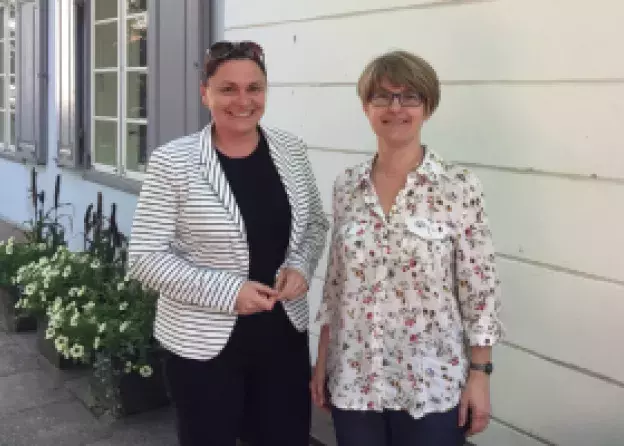 Spotkanie przedstawicielek uczelni partnerskich: University of Manitoba - Magdalena Blackmore,…